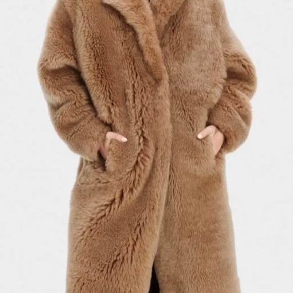 MEDIUM Women's Esme Long Shearling Coat
